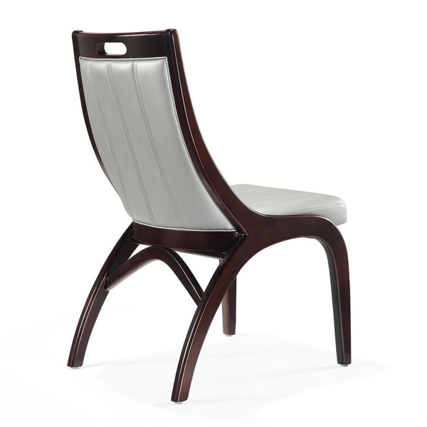 Manhattan Comfort Danube Traditional Dining Chair - Set of 2 Silver DC024-SV