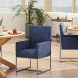 Manhattan Comfort Element Modern Dining Chair Blue DC029-BL