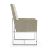 Manhattan Comfort Element Modern Dining Chair Champagne DC029-OM