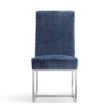 Manhattan Comfort Element Modern Dining Chair Blue DC030-BL