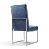 Manhattan Comfort Element Modern Dining Chair Blue DC030-BL