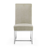 Manhattan Comfort Element Modern Dining Chair Champagne DC030-OM