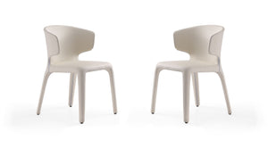 Manhattan Comfort Conrad Mid-Century Modern Dining Chair Cream DC031-CR