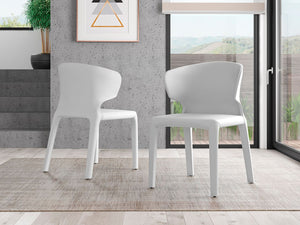 Manhattan Comfort Conrad Mid-Century Modern Dining Chair Cream DC031-CR