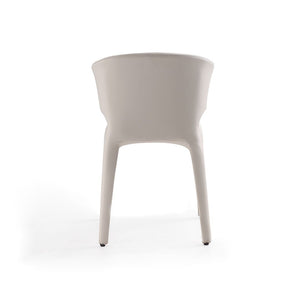 Manhattan Comfort Conrad Mid-Century Modern Dining Chair Cream DC031-CR