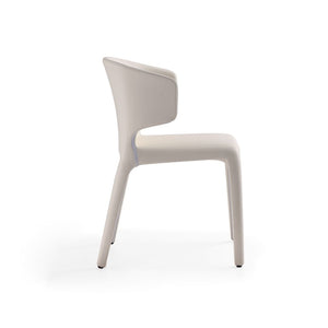 Manhattan Comfort Conrad Mid-Century Modern Dining Chair Cream DC031-CR
