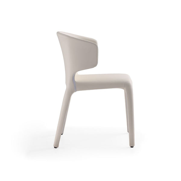 Manhattan Comfort Conrad Mid-Century Modern Dining Chair Cream DC031-CR