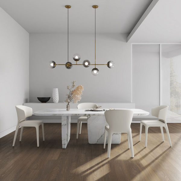 Manhattan Comfort Conrad Mid-Century Modern Dining Chair Cream DC031-CR