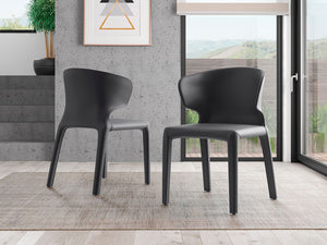 Manhattan Comfort Conrad Mid-Century Modern Dining Chair Grey DC031-GY