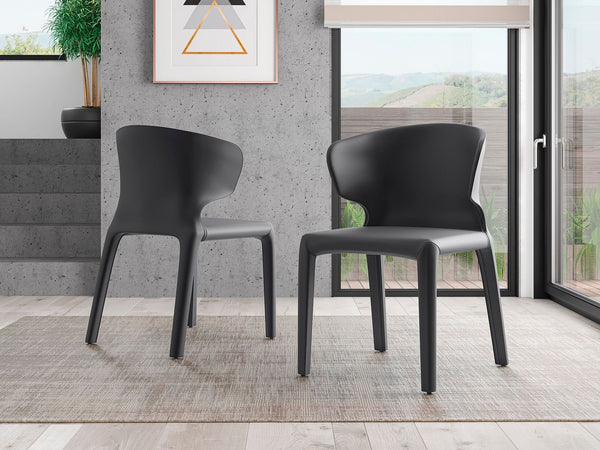 Manhattan Comfort Conrad Mid-Century Modern Dining Chair Grey DC031-GY