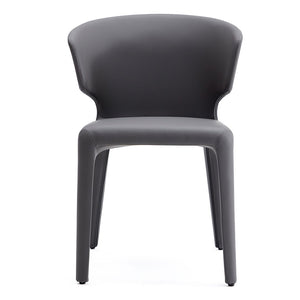 Manhattan Comfort Conrad Mid-Century Modern Dining Chair Grey DC031-GY