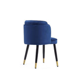 Manhattan Comfort Zephyr Modern Dining Chair Royal Blue DC043-BL