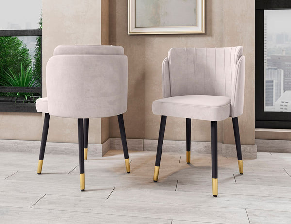 Manhattan Comfort Zephyr Modern Dining Chair Cream DC043-CR