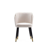 Manhattan Comfort Zephyr Modern Dining Chair Cream DC043-CR