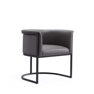 Cosmopolitan Dining Chair in Pebble and Black DC044-PE Manhattan Comfort