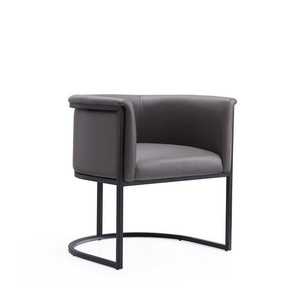 Cosmopolitan Dining Chair in Pebble and Black DC044-PE Manhattan Comfort