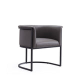 Cosmopolitan Dining Chair in Pebble and Black DC044-PE Manhattan Comfort