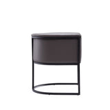 Cosmopolitan Dining Chair in Pebble and Black DC044-PE Manhattan Comfort