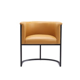 Cosmopolitan Dining Chair in Saddle and Black DC044-SA Manhattan Comfort