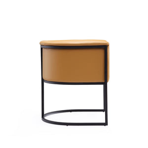 Cosmopolitan Dining Chair in Saddle and Black DC044-SA Manhattan Comfort