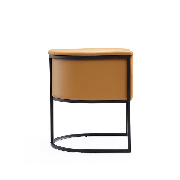 Cosmopolitan Dining Chair in Saddle and Black DC044-SA Manhattan Comfort