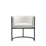 Cosmopolitan Dining Chair in White and Black DC044-WH Manhattan Comfort