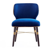 Manhattan Comfort Strine Modern Dining Chair Blue DC045-BL