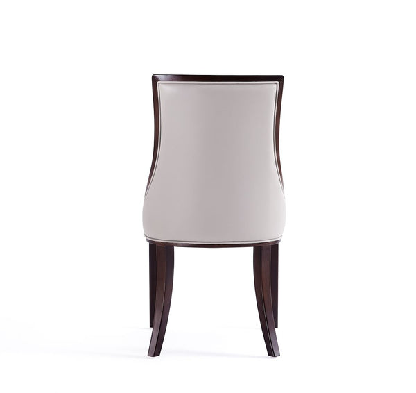 Manhattan Comfort Grand Traditional Dining Chairs - Set of 2 Light Grey DC048-LG