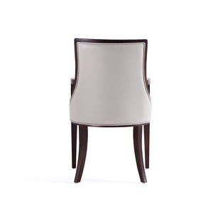 Manhattan Comfort Grand Traditional Dining Armchair Light Grey DC048AR-LG