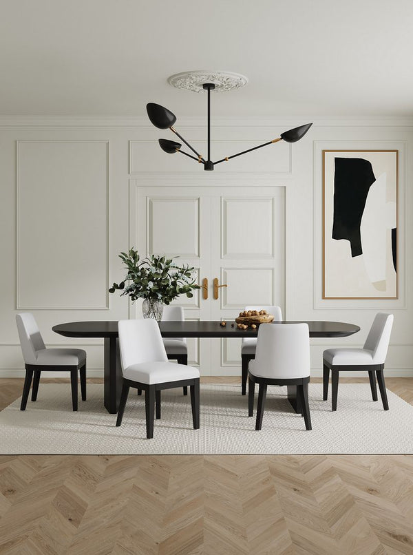 Gansevoort Faux Leather Dining Chair in Cream - Set of 2 DC051-CR Manhattan Comfort