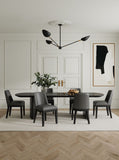 Manhattan Comfort Gansevoort Modern Dining Chairs - Set of 2 Pebble Grey DC051-PE