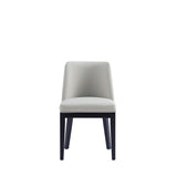 Gansevoort Faux Leather Dining Chair in Stone Grey - Set of 2 DC051-ST Manhattan Comfort