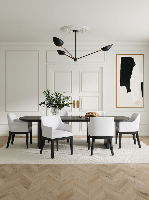 Manhattan Comfort Gansevoort Modern Armchair Cream DC051AR-CR