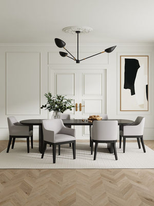 Manhattan Comfort Gansevoort Modern Armchair Light Grey DC051AR-LG