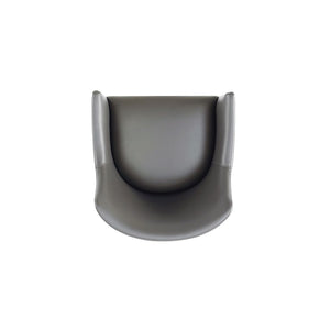 Gansevoort Faux Leather Dining Armchair in Pebble Grey DC051AR-PE Manhattan Comfort