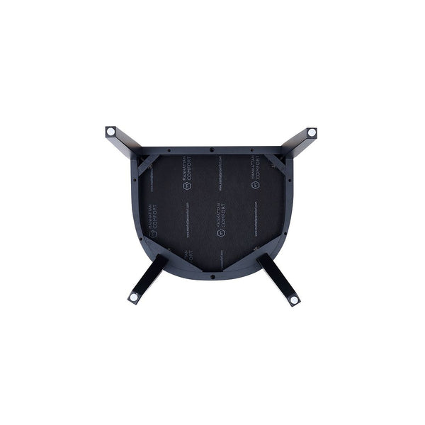 Gansevoort Faux Leather Dining Armchair in Pebble Grey DC051AR-PE Manhattan Comfort