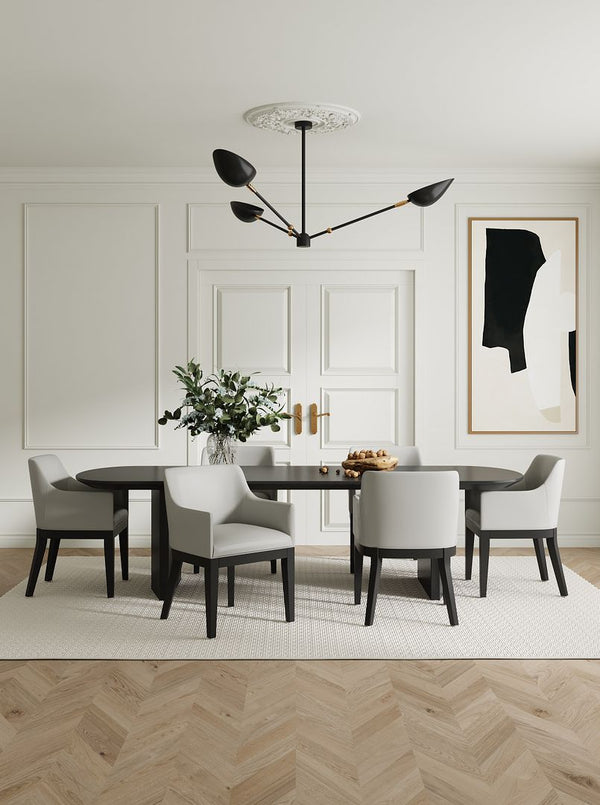 Manhattan Comfort Gansevoort Modern Armchair Stone Grey DC051AR-ST