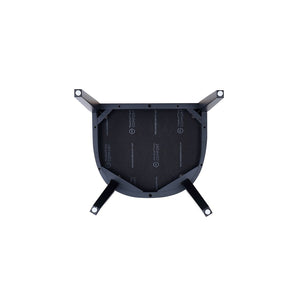 Gansevoort Faux Leather Dining Armchair in Stone Grey DC051AR-ST Manhattan Comfort