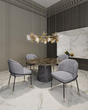 Manhattan Comfort Flor Modern Dining Chair Grey DC052-GY