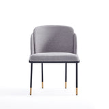 Manhattan Comfort Flor Modern Dining Chair Grey DC052-GY