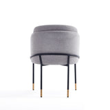 Manhattan Comfort Flor Modern Dining Chair Grey DC052-GY