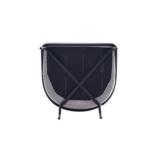 Manhattan Comfort Flor Modern Dining Chair Grey DC052-GY