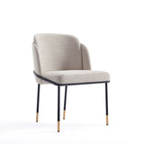 Manhattan Comfort Flor Modern Dining Chair Wheat DC052-WT