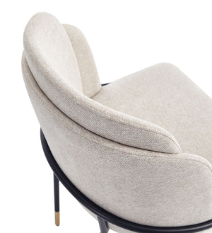 Manhattan Comfort Flor Modern Dining Chair Wheat DC052-WT