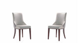 Manhattan Comfort Shubert Modern Dining Chairs - Set of 2 Light Grey DC055-LG
