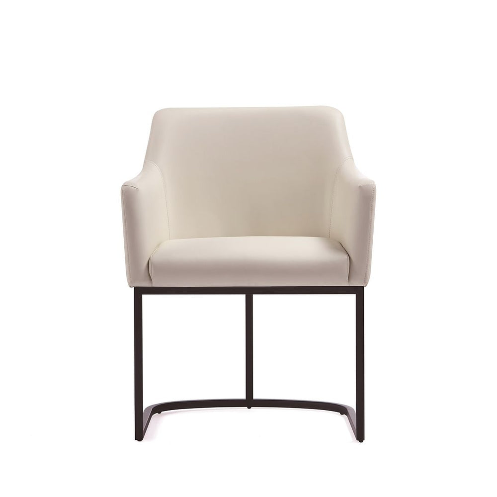 Manhattan Comfort Serena Modern Dining Armchair Cream DC056AR-CR