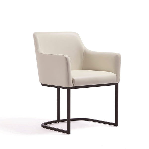 Manhattan Comfort Serena Modern Dining Armchair Cream DC056AR-CR
