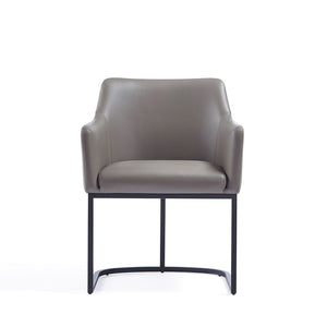 Manhattan Comfort Serena Modern Dining Armchair Grey DC056AR-GY