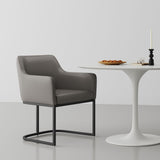 Manhattan Comfort Serena Modern Dining Armchair Grey DC056AR-GY