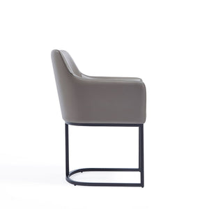 Manhattan Comfort Serena Modern Dining Armchair Grey DC056AR-GY